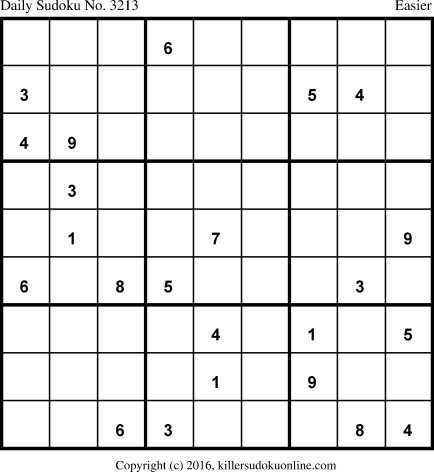 Killer Sudoku for 12/19/2016