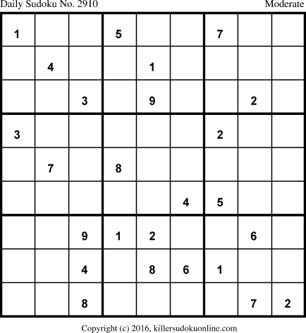 Killer Sudoku for 2/20/2016