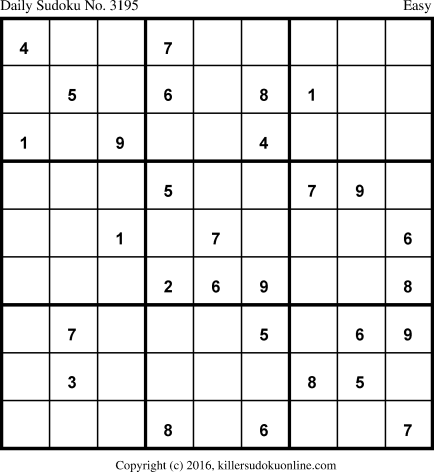 Killer Sudoku for 12/1/2016