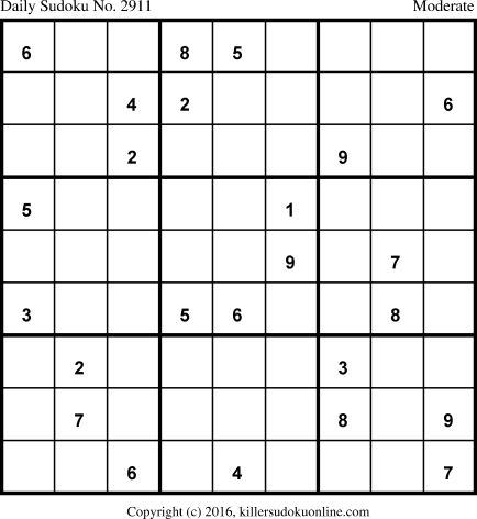 Killer Sudoku for 2/21/2016