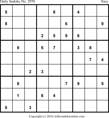 Killer Sudoku for 4/20/2016