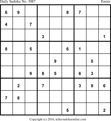 Killer Sudoku for 8/15/2016