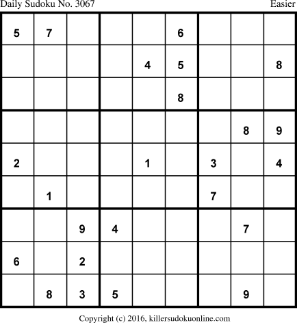 Killer Sudoku for 7/26/2016