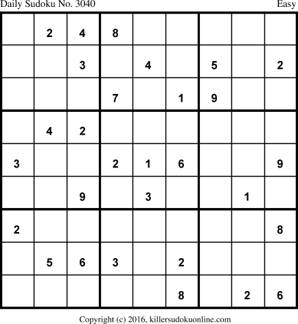 Killer Sudoku for 6/29/2016