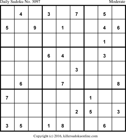 Killer Sudoku for 8/25/2016