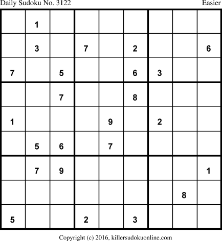 Killer Sudoku for 9/19/2016