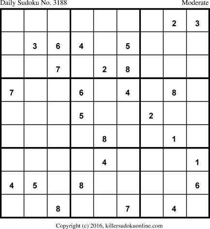 Killer Sudoku for 11/24/2016