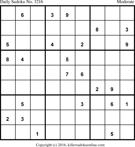 Killer Sudoku for 12/22/2016