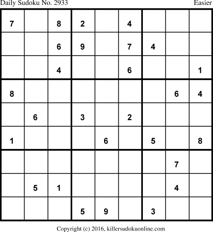 Killer Sudoku for 3/14/2016