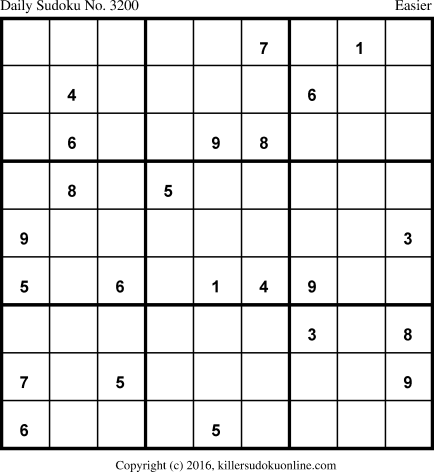 Killer Sudoku for 12/6/2016