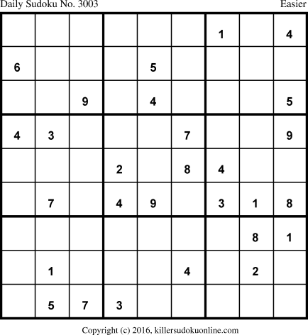 Killer Sudoku for 5/23/2016