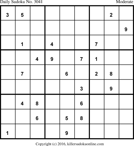 Killer Sudoku for 6/30/2016