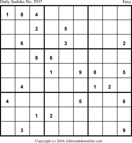 Killer Sudoku for 3/18/2016