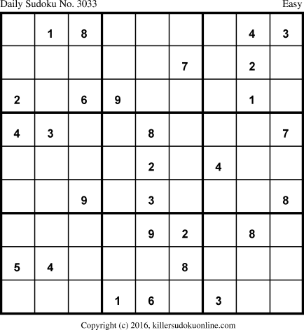 Killer Sudoku for 6/22/2016