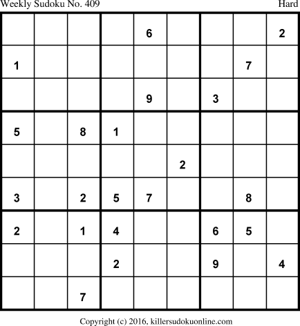 Killer Sudoku for 1/4/2016