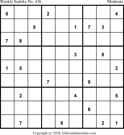 Killer Sudoku for 7/11/2016