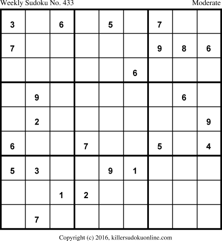 Killer Sudoku for 6/20/2016