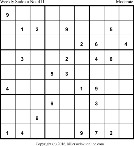 Killer Sudoku for 1/18/2016