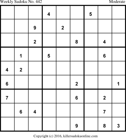 Killer Sudoku for 8/22/2016