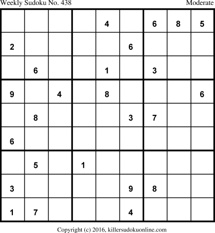 Killer Sudoku for 7/25/2016