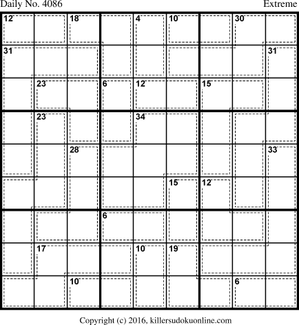 Killer Sudoku for 2/24/2017