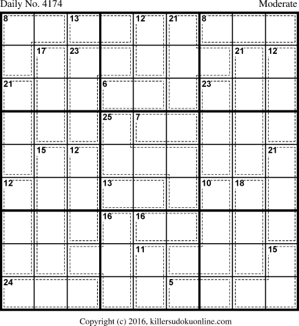 Killer Sudoku for 5/23/2017