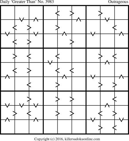 Killer Sudoku for 3/10/2017