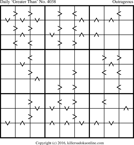 Killer Sudoku for 5/4/2017