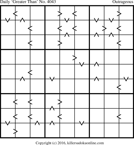 Killer Sudoku for 5/9/2017
