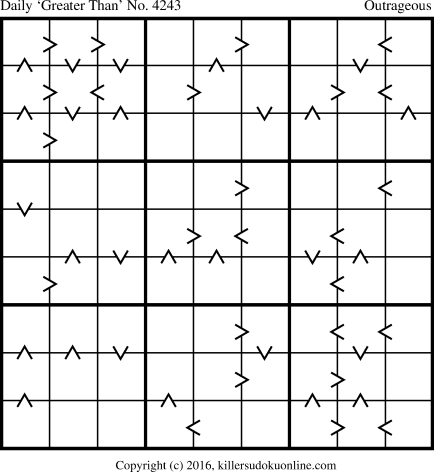Killer Sudoku for 11/25/2017