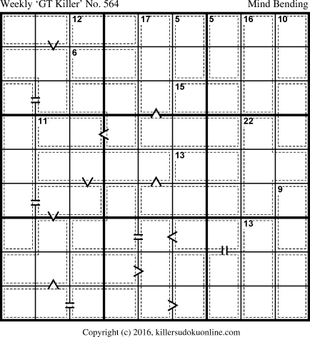Killer Sudoku for 1/30/2017