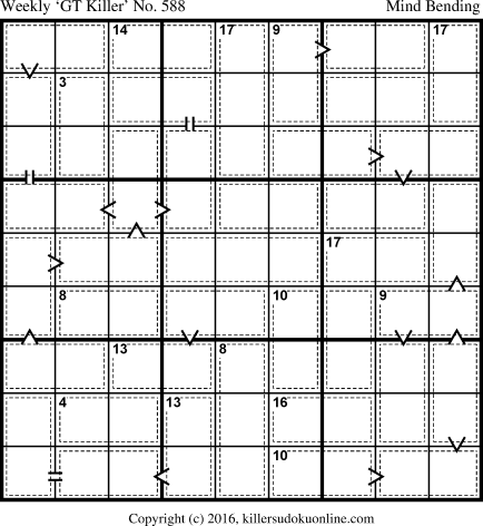 Killer Sudoku for 7/17/2017