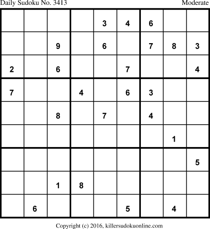 Killer Sudoku for 7/7/2017