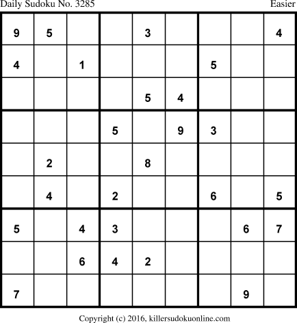 Killer Sudoku for 3/1/2017