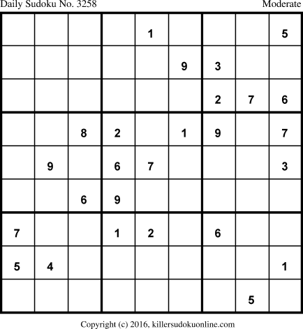 Killer Sudoku for 2/2/2017