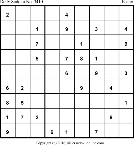 Killer Sudoku for 7/4/2017
