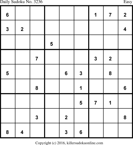 Killer Sudoku for 1/11/2017