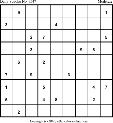 Killer Sudoku for 11/18/2017