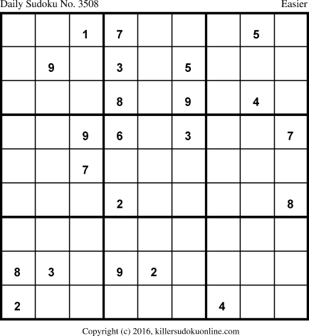 Killer Sudoku for 10/10/2017