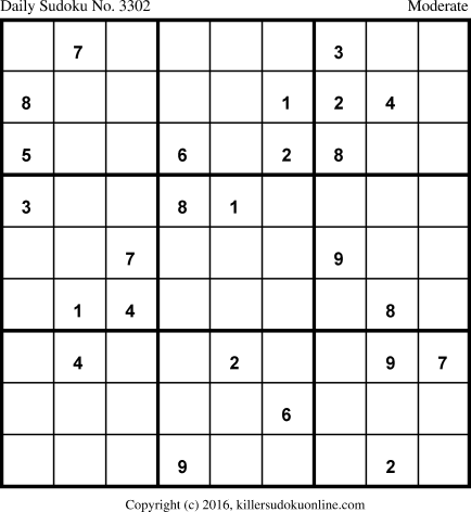 Killer Sudoku for 3/18/2017