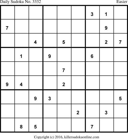 Killer Sudoku for 4/17/2017