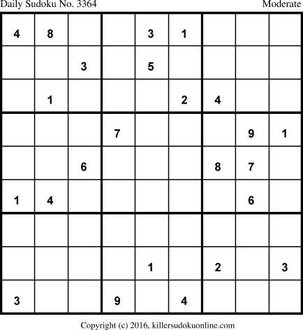 Killer Sudoku for 5/19/2017