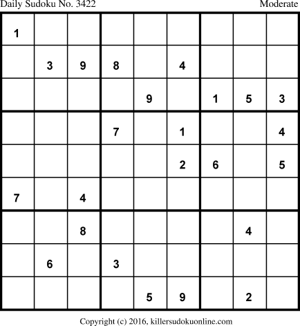Killer Sudoku for 7/16/2017
