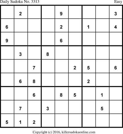 Killer Sudoku for 3/29/2017
