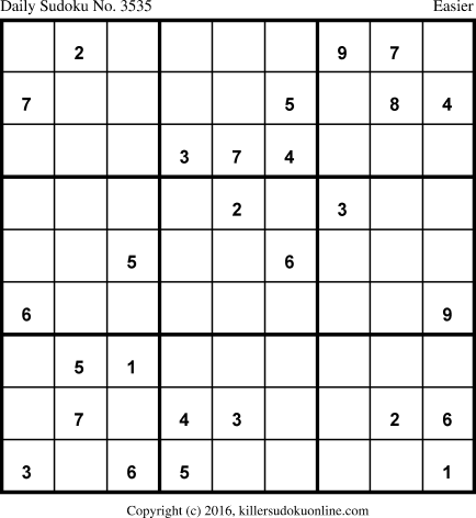 Killer Sudoku for 11/6/2017