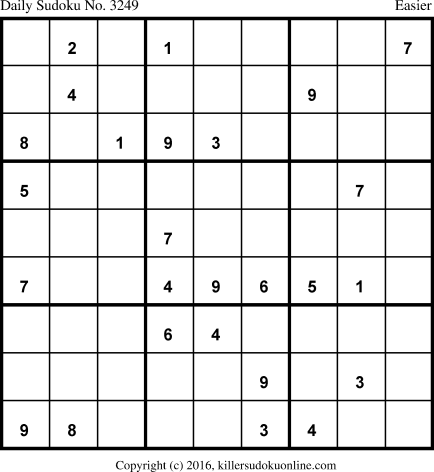 Killer Sudoku for 1/24/2017