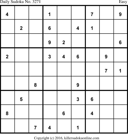 Killer Sudoku for 2/15/2017