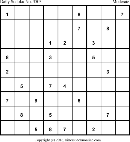 Killer Sudoku for 10/5/2017