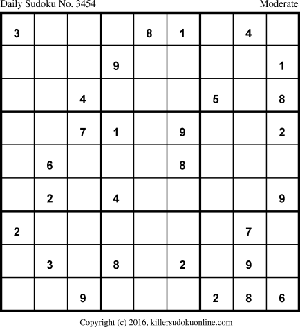 Killer Sudoku for 8/17/2017