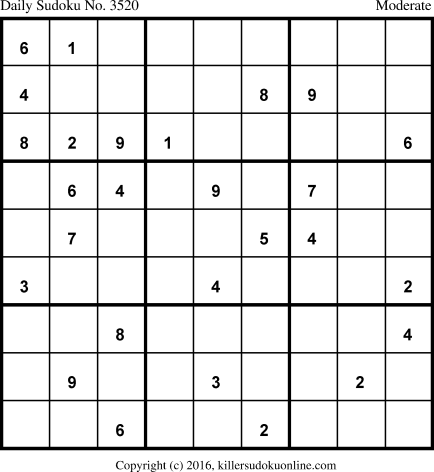 Killer Sudoku for 10/22/2017